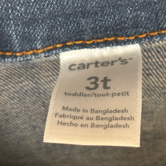 Carter’s 3T Unisex Toddler Denim Jacket with All-Star Patch, soft Cotton 📚 - Picture 5 of 6
